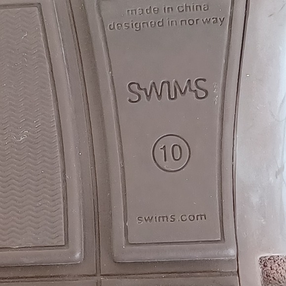 SWIMS Mens Penny Loafer Brown Rubber Mesh Water Resistant Shoes Size 10 - Picture 2 of 8